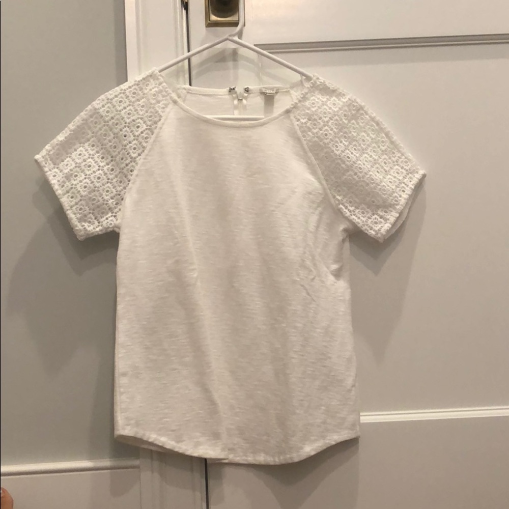 White J Crew blouse